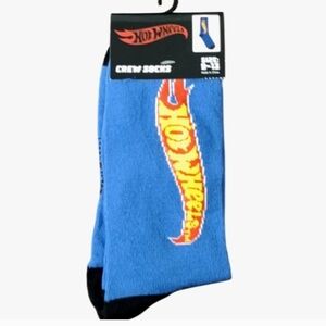 Hot Wheels Flame Logo Crew Socks Unisex Bundle And Save